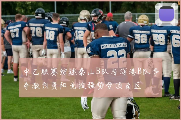 中乙联赛综述泰山B队与海港B队争夺激烈贵阳竞技强势登顶南区